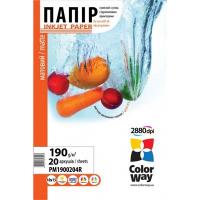 Фотобумага ColorWay A3+ (ПМ190-20) (PM190020A3+)