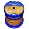 Диск DVD Verbatim 4.7Gb 16X CakeBox 100шт (43549)