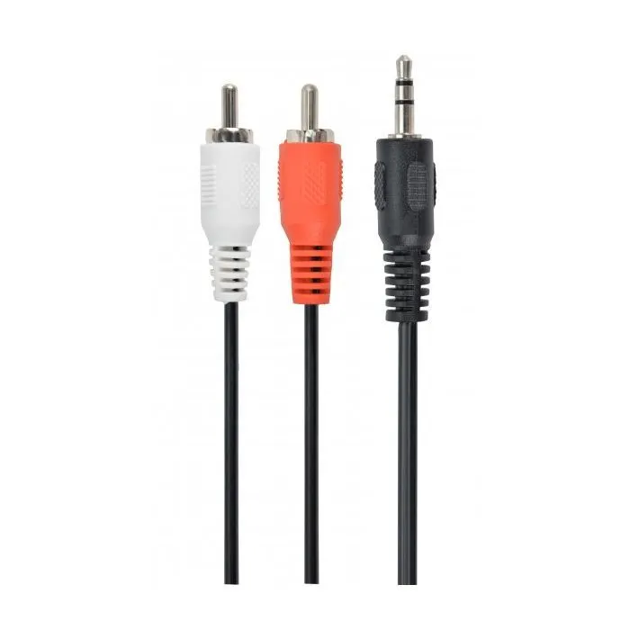 Кабель мультимедийный 3.5mm M to 2xRCA M 5.0m Cablexpert (CCA-458-5M)
