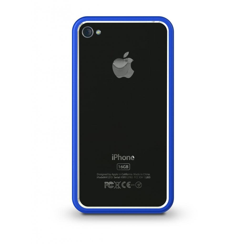 Чехол для мобильного телефона XtremeMac для Apple iPhone 4 Thin Border Bright Blue (IPP-BO5-23)