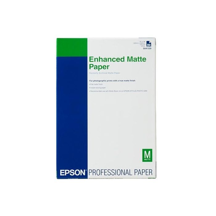 Фотопапір Epson A3+ Enhanced Matte Paper (C13S041719)