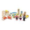 Ігровий набір Melissa&Doug Ляльковий будиночок з підйомником та меблями (MD2462) зображення 2