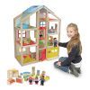 Ігровий набір Melissa&Doug Ляльковий будиночок з підйомником та меблями (MD2462) зображення 3