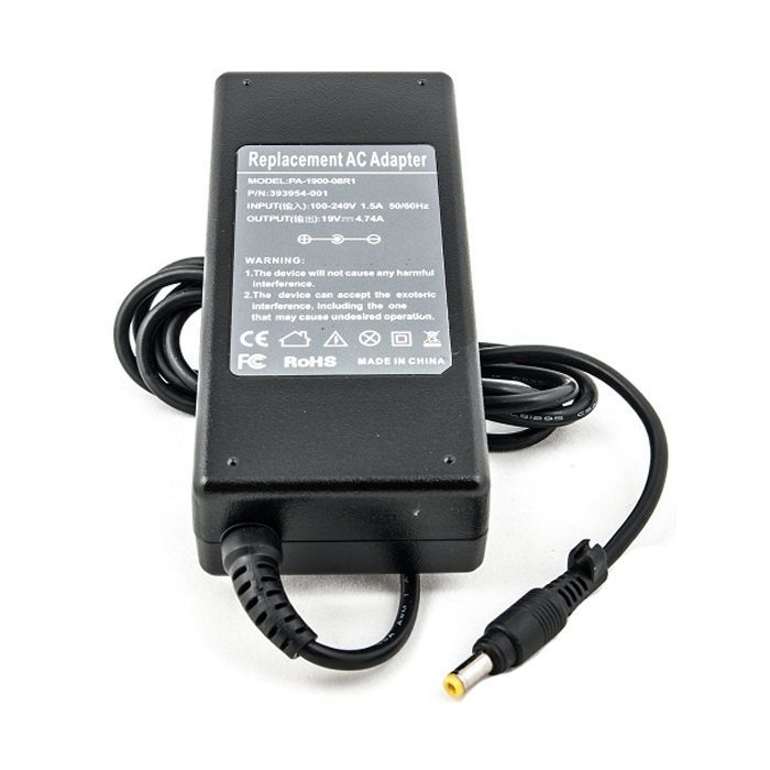 Блок питания к ноутбуку PowerPlant HP 220V, 19V 90W 4.74A (4.8*1.7) (HP90F4817)