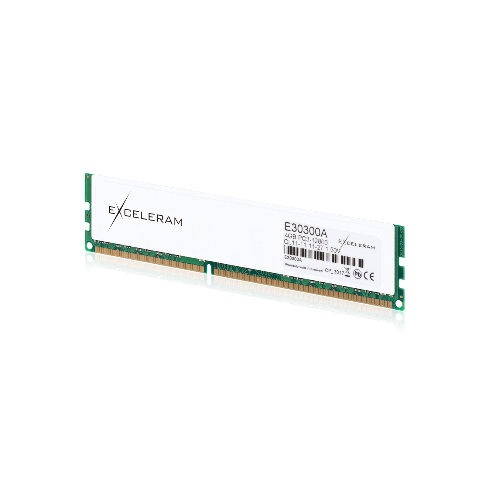 Модуль памяти для компьютера DDR3 4GB 1600 MHz Heatsink: white Sark eXceleram (E30300A) изображение 5