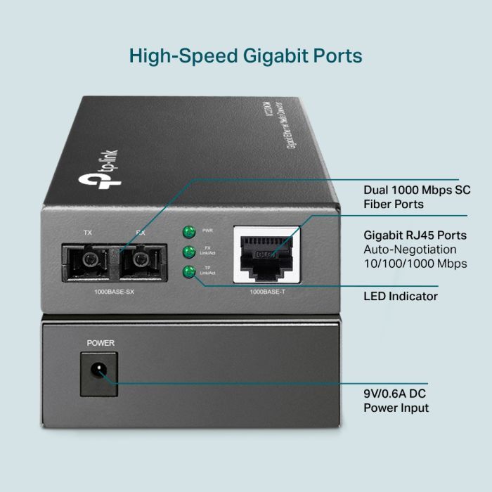 Медиаконвертер TP-Link MC200CM изображение 3
