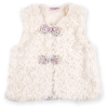 Набір дитячого одягу Luvena Fortuna для дівчаток: кофточка, штанці і хутряна жилетка (G8234.R.9-12) зображення 3