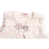Набір дитячого одягу Luvena Fortuna для дівчаток: кофточка, штанці і хутряна жилетка (G8234.R.9-12) зображення 6