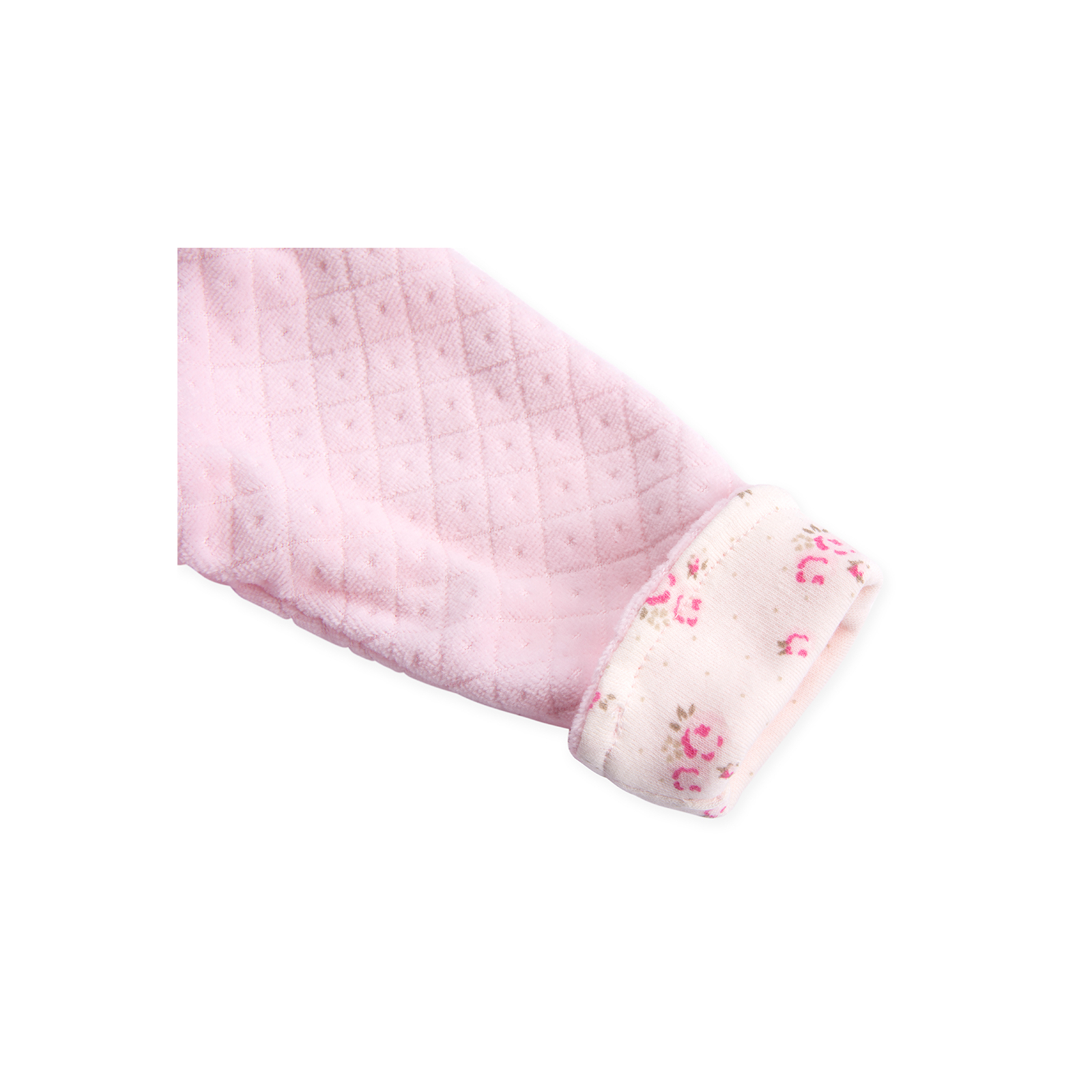 Набір дитячого одягу Luvena Fortuna велюровий рожевий з кроликом (EP6149.NB) зображення 9