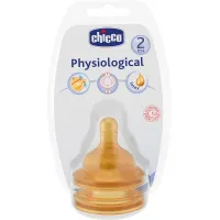 Соска Chicco латекс с антиколиковым клапаном 2 мес+ 2 шт (81621.00)