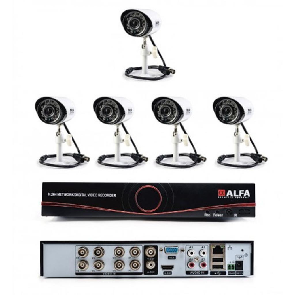 Комплект видеонаблюдения Alfa Outdoors 5