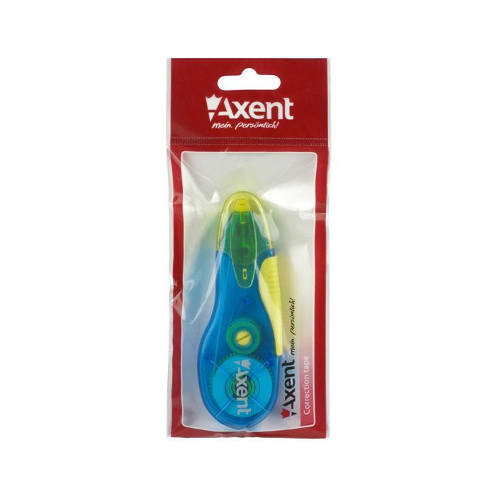 Корректор Axent tape 5мм * 5м, blue-yellow (7006-01-А) изображение 2