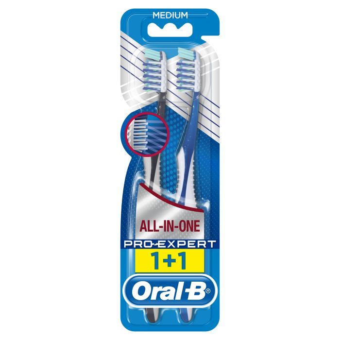 Зубна щітка Oral-B 1 + 1 Pro-Expert Все В Одному середньої жорсткості (3014260022051)