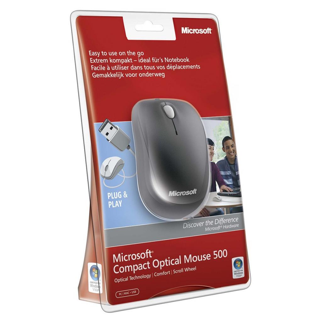 Мышка Microsoft Compact Optical 500 (U81-00083) изображение 4