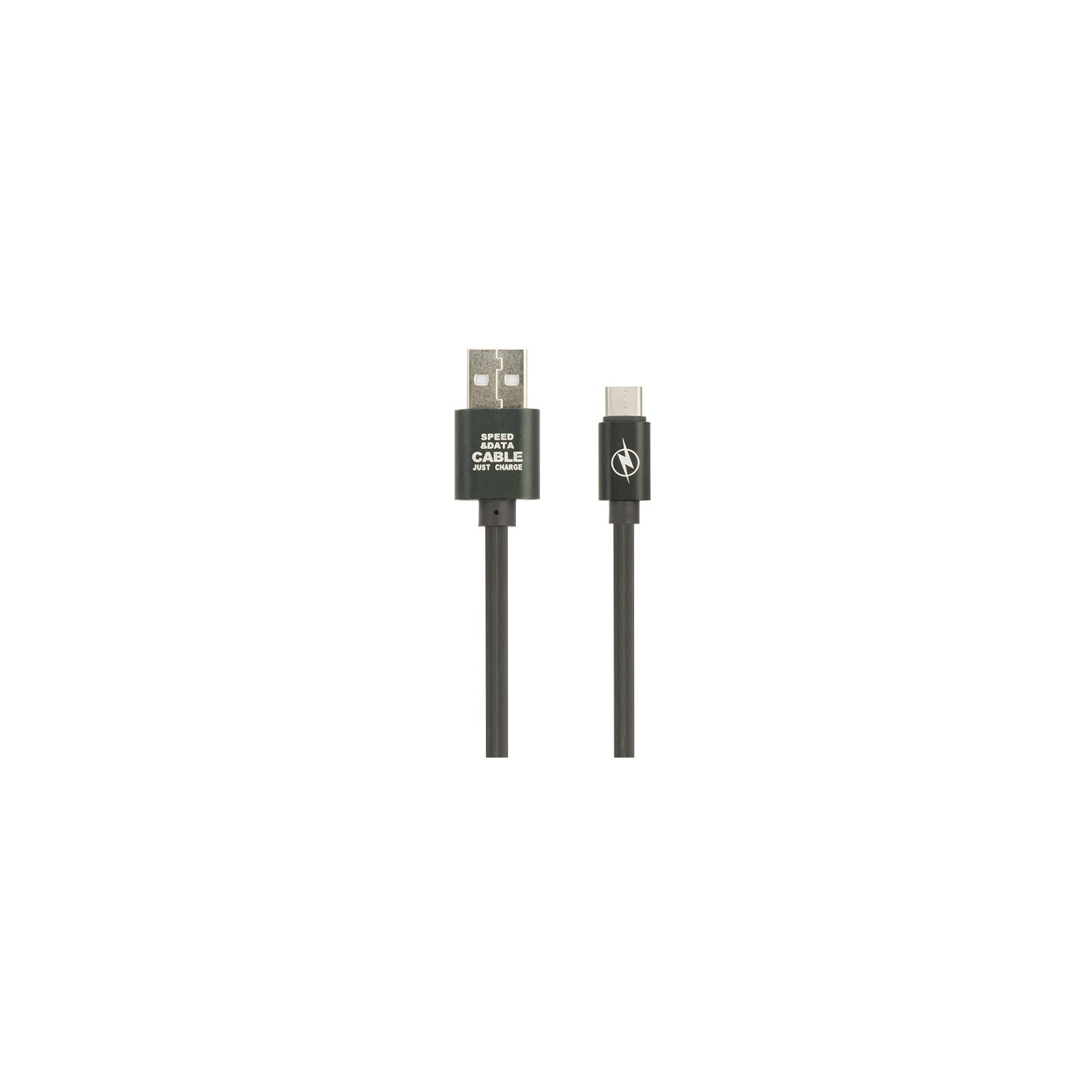 Дата кабель USB 2.0 AM to Type-C Black Mobiking (50732)