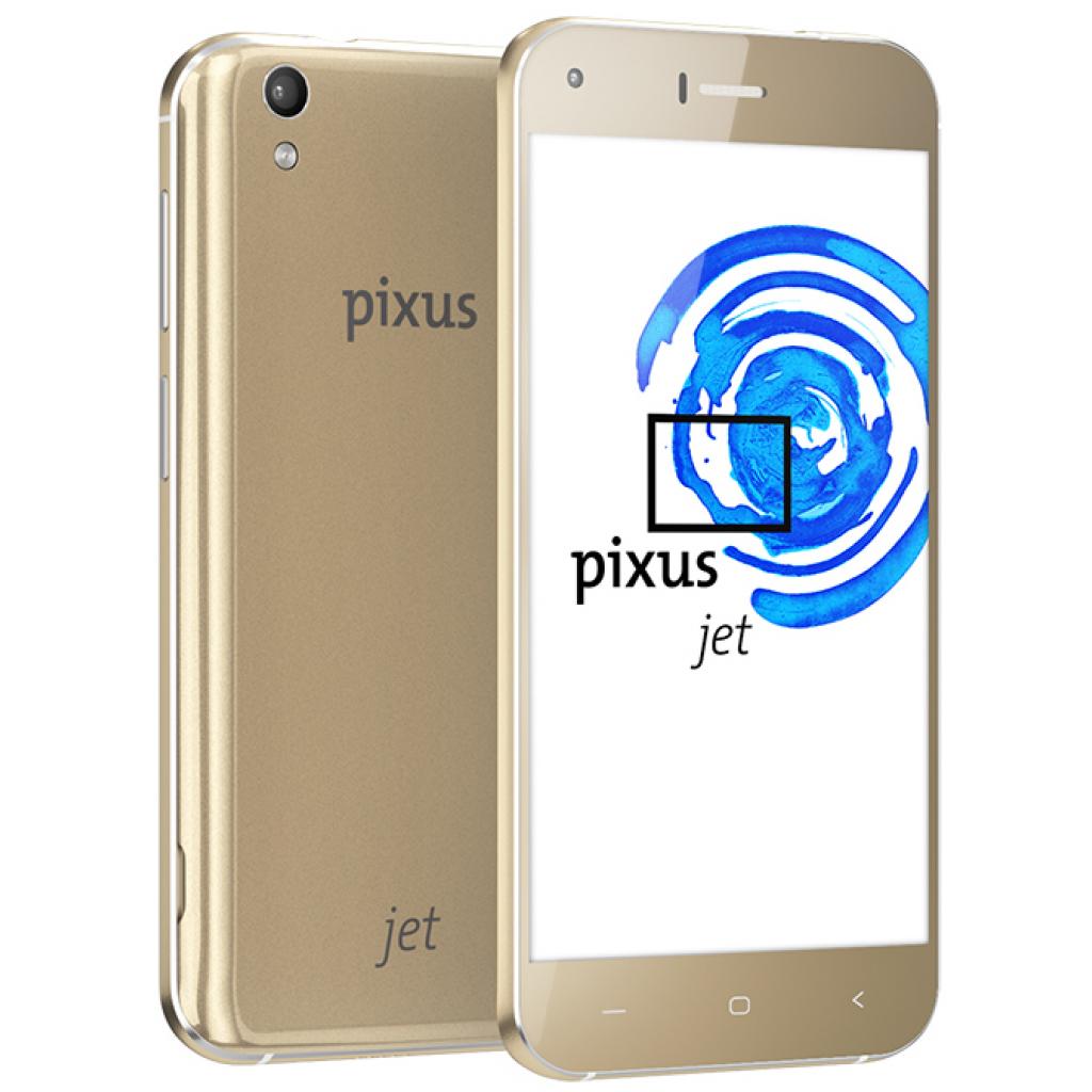 Мобільний телефон Pixus Jet Gold (4897058530629) зображення 9