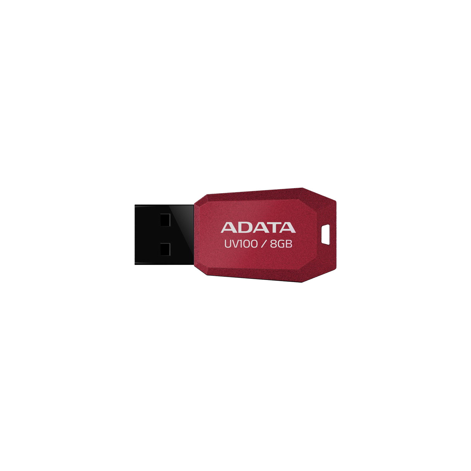 USB флеш накопичувач ADATA 8GB DashDrive UV100 Red USB 2.0 (AUV100-8G-RRD)