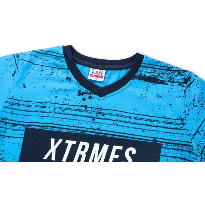 Футболка дитяча Breeze з шортами "Xtrmes" (8883-140B-blue) зображення 5