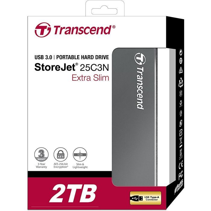 Внешний жесткий диск 2.5" 2TB Transcend (TS2TSJ25C3N) изображение 7