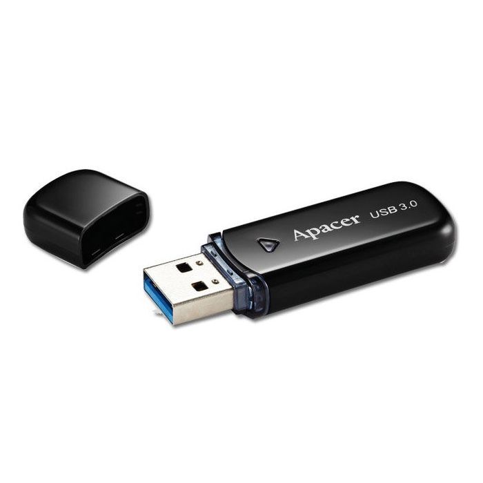 USB флеш накопитель Apacer 32GB AH355 Black USB 3.0 (AP32GAH355B-1) изображение 3