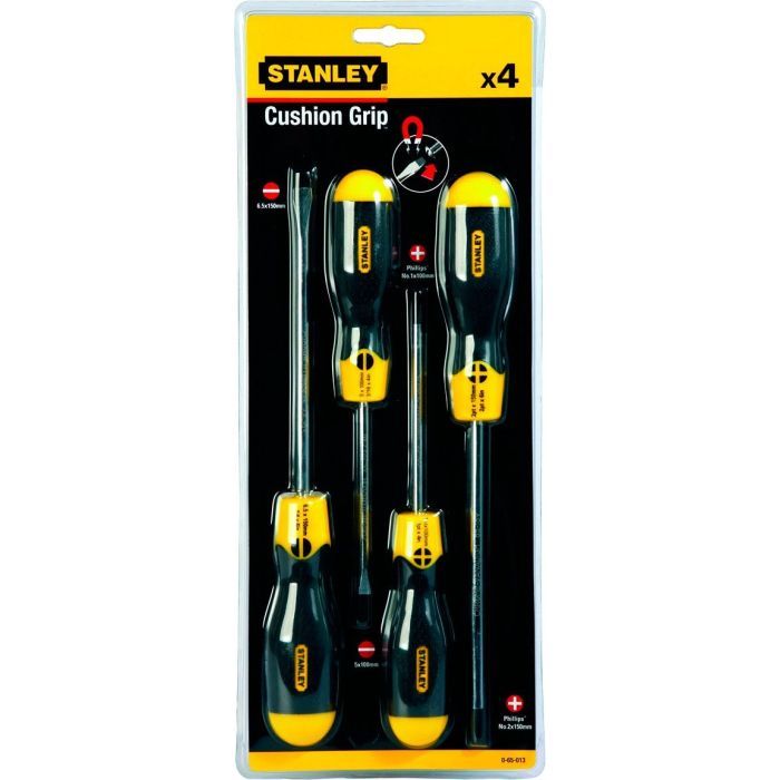 Набор инструментов Stanley отверток CushionGrip Sl, Ph, 4шт. (0-65-013) изображение 3