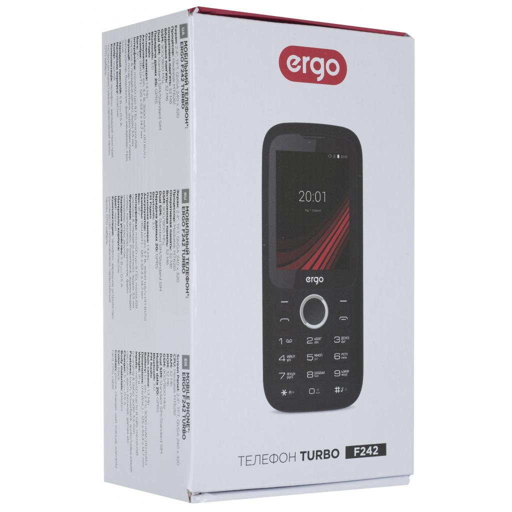 Мобільний телефон Ergo F242 Turbo Black зображення 8