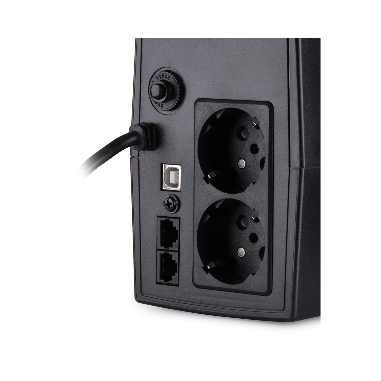 Источник бесперебойного питания Vinga LED 600VA plastic case with USB (VPE-600PU) изображение 8