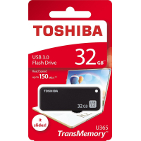USB флеш накопитель Toshiba 32GB U365 Black USB 3.0 (THN-U365K0320E4) изображение 5