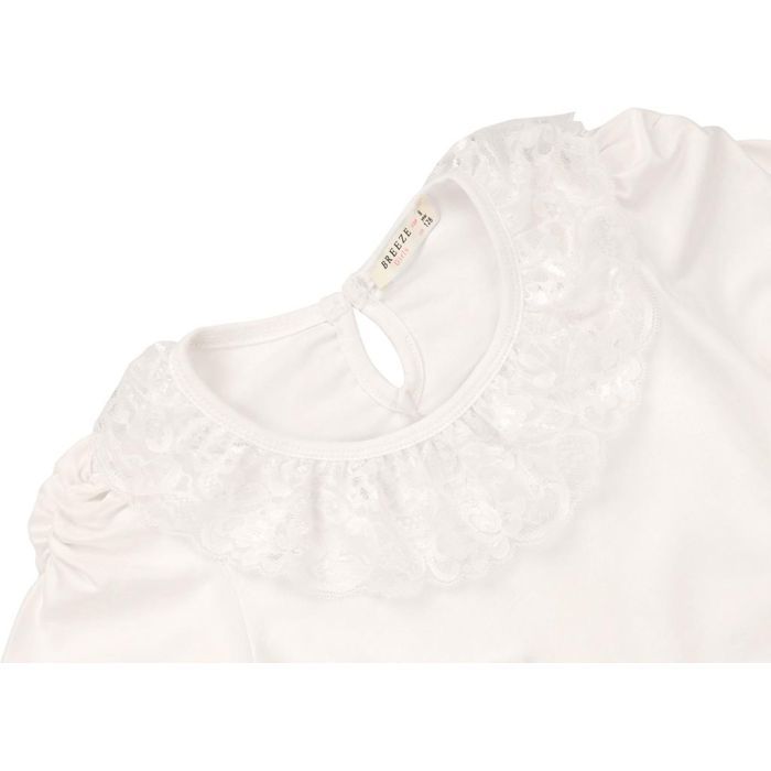 Кофта дитяча Breeze з мереживом (11179-152G-beige) зображення 2