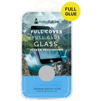 Стекло защитное MakeFuture для Samsung J4 2018 Black Full Cover Full Glue (MGFCFG-SJ418B)