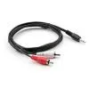 Кабель мультимедійний 3.5mm M to 2xRCA M 1.5m Vinga (VCPDCJ35MRCA21.5BK) зображення 2