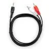 Кабель мультимедійний 3.5mm M to 2xRCA M 1.5m Vinga (VCPDCJ35MRCA21.5BK)