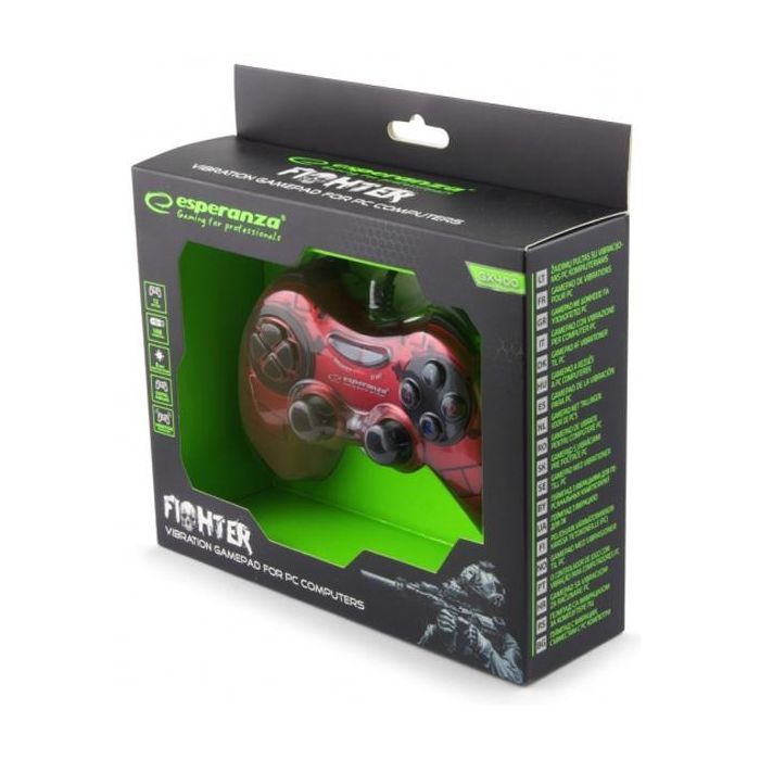 Геймпад Esperanza Fighter PC White (EGG105W) изображение 4