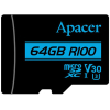 Карта пам'яті Apacer 128GB microSDHC class 10 UHS-I U3 V30 (AP128GMCSX10U7-R) зображення 2