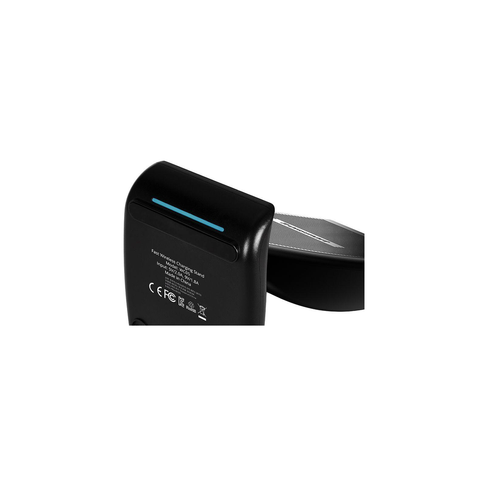 Зарядное устройство Tronsmart WC05 Dual Coil Wireless Charger Black (280614) изображение 2