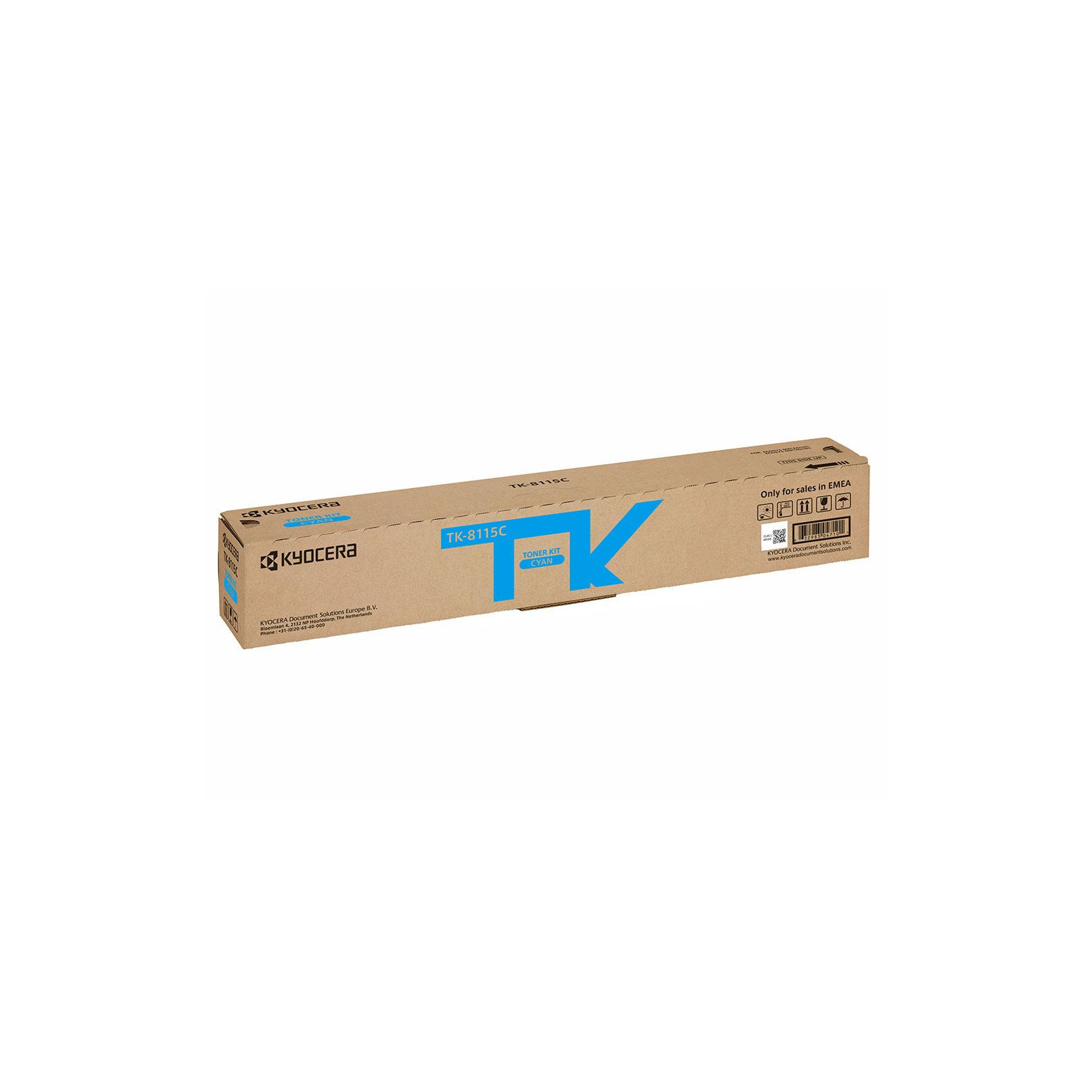 Тонер-картридж Kyocera TK-8115C Cyan 6K (1T02P3CNL0) изображение 2