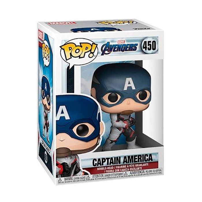 Фигурка для геймеров Funko Pop cерии Мстители: Финал - Капитан Америка в белом костюме (36661) изображение 2