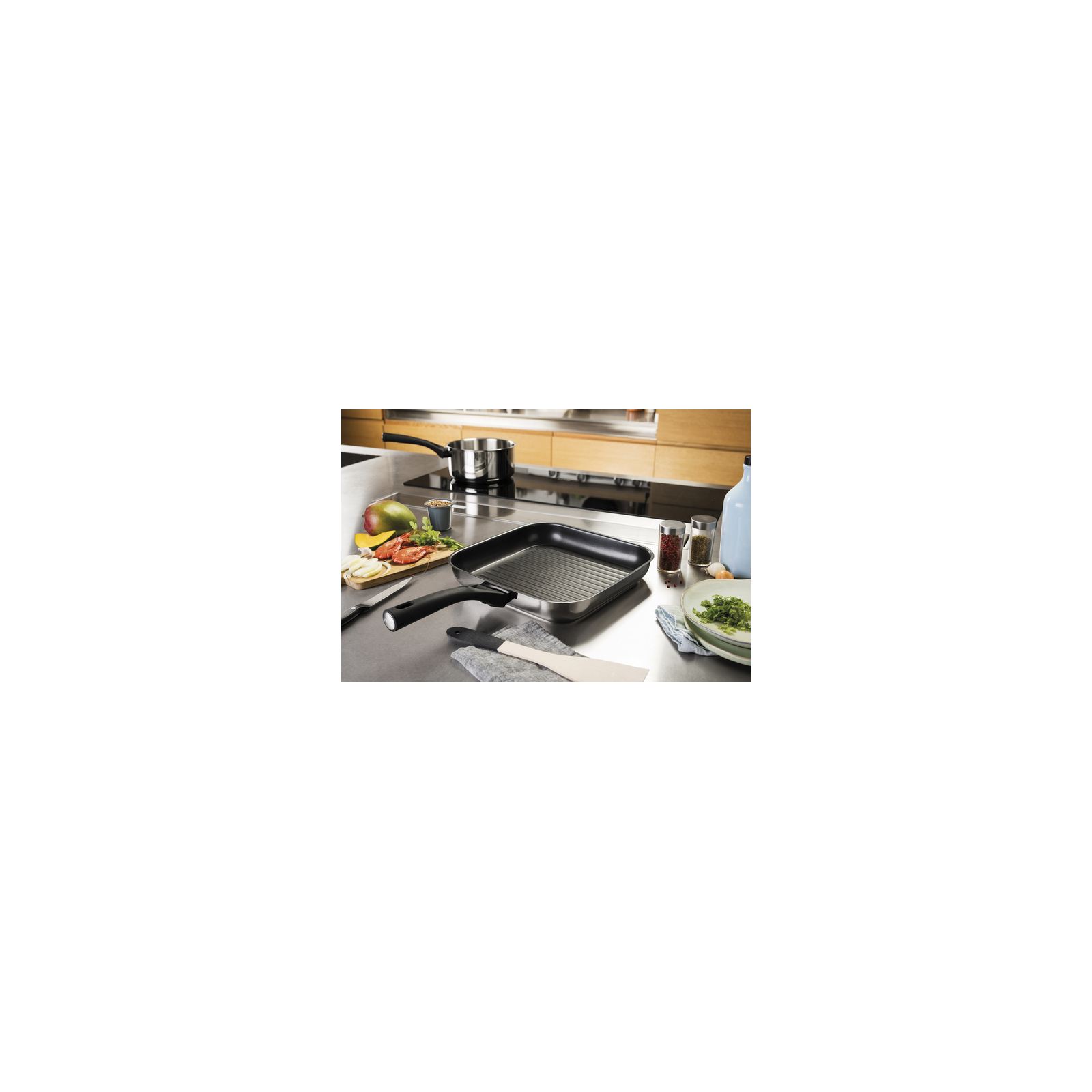 Сковорода Pyrex Expert Touch Grill 28 см (ET28BHX) зображення 5