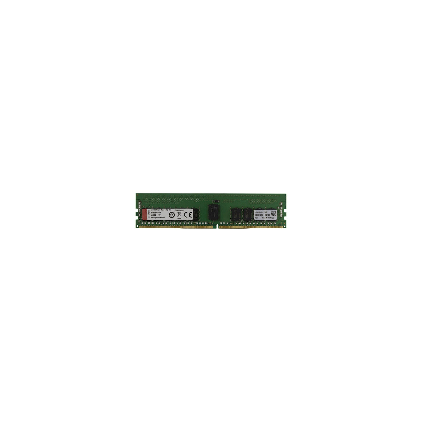 Модуль пам'яті для сервера DDR4 16GB ECC RDIMM 2666MHz 1Rx4 1.2V CL19 Kingston (KSM26RS4/16MEI)