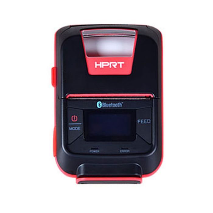 Принтер чеків HPRT HM-E200 мобільний, Bluetooth, USB, червоний+чорний (14657)