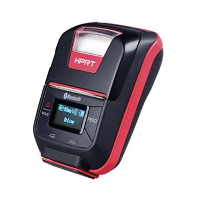Принтер чеків HPRT HM-E200 мобільний, Bluetooth, USB, червоний+чорний (14657) зображення 2