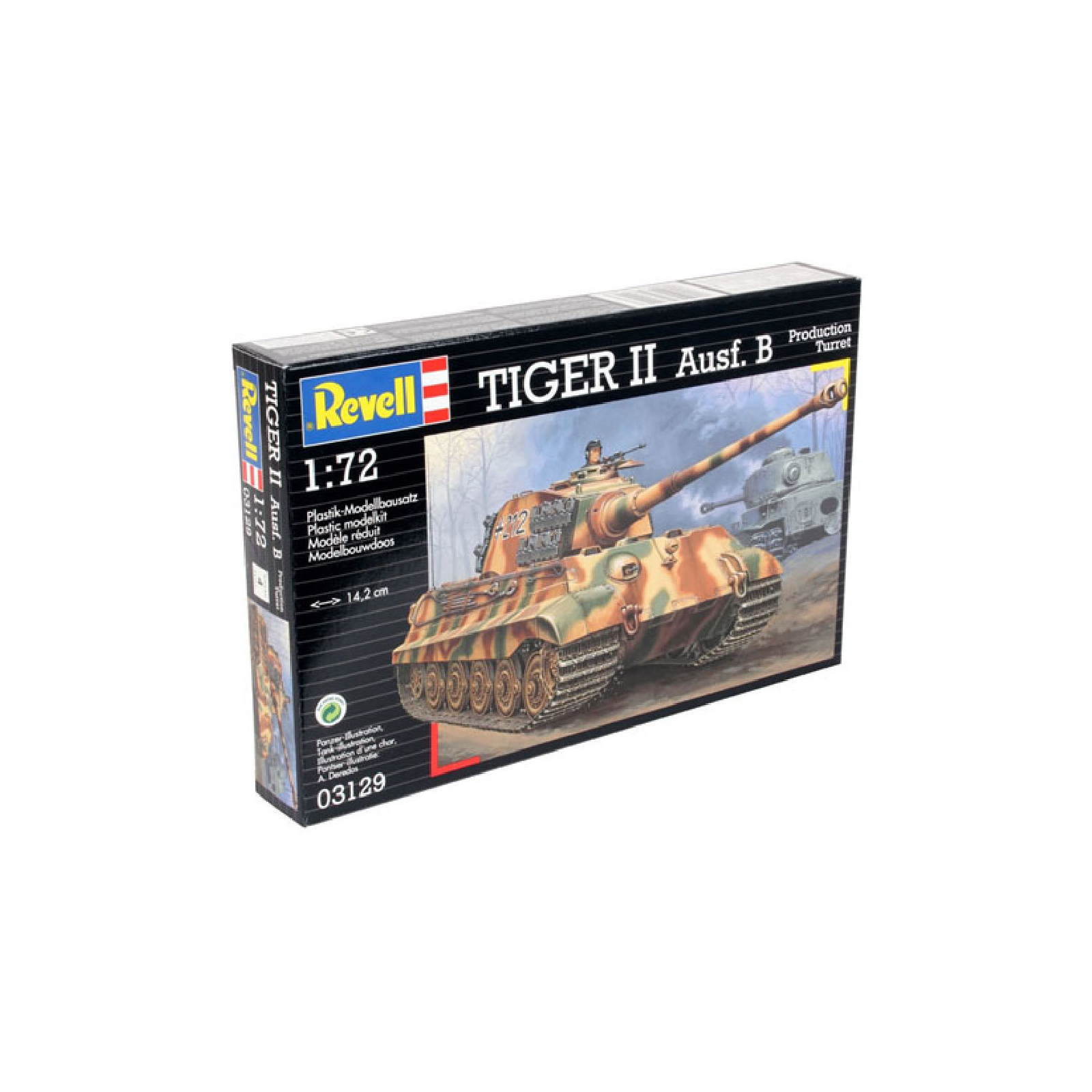 Сборная модель Revell Танк Тигр II уровень 4, 1:72 (RVL-03129)