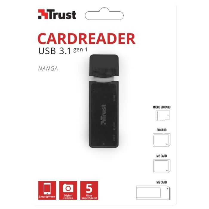 Считыватель флеш-карт Trust Nanga USB 3.1 (21935) изображение 3