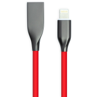 Фото - Кабель Power Plant Дата  USB 2.0 AM to Lightning 2.0m red PowerPlant  CA91141 (CA911417)