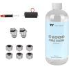 Набор для сборки CЖO ThermalTake Pacific M240,R 240mm/Hard Tube/pure clear coolant (CL-W216-CU00SW-A) изображение 6