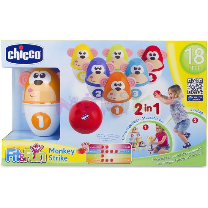 Развивающая игрушка Chicco Страйк обезьяны (05228.00) изображение 2