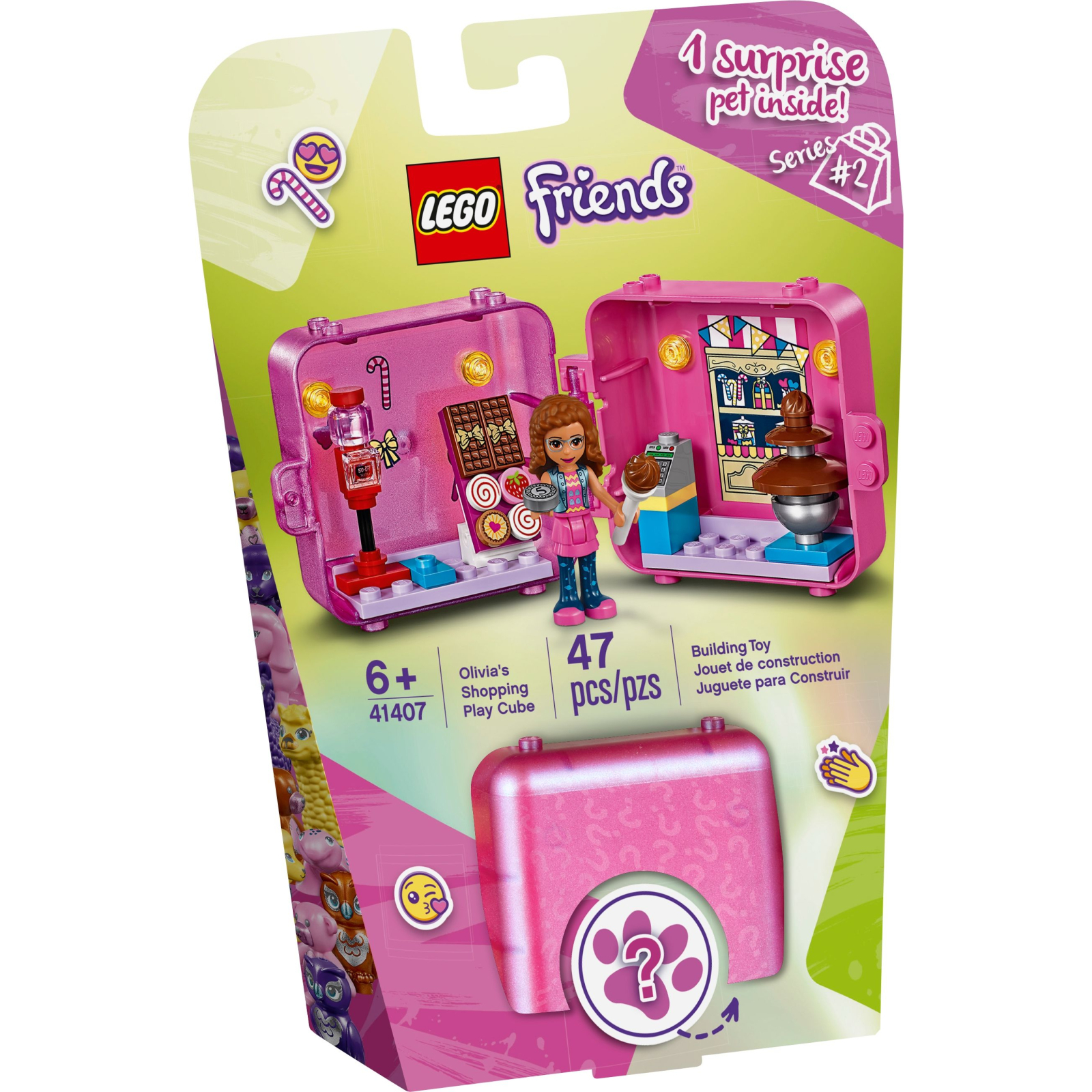 Конструктор LEGO Friends Игровая шкатулка «Покупки Оливии» 47 деталей (41407)