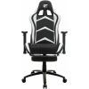 Кресло игровое GT Racer X-2534-F Black/White изображение 2