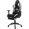 Кресло игровое GT Racer X-2534-F Black/White изображение 3
