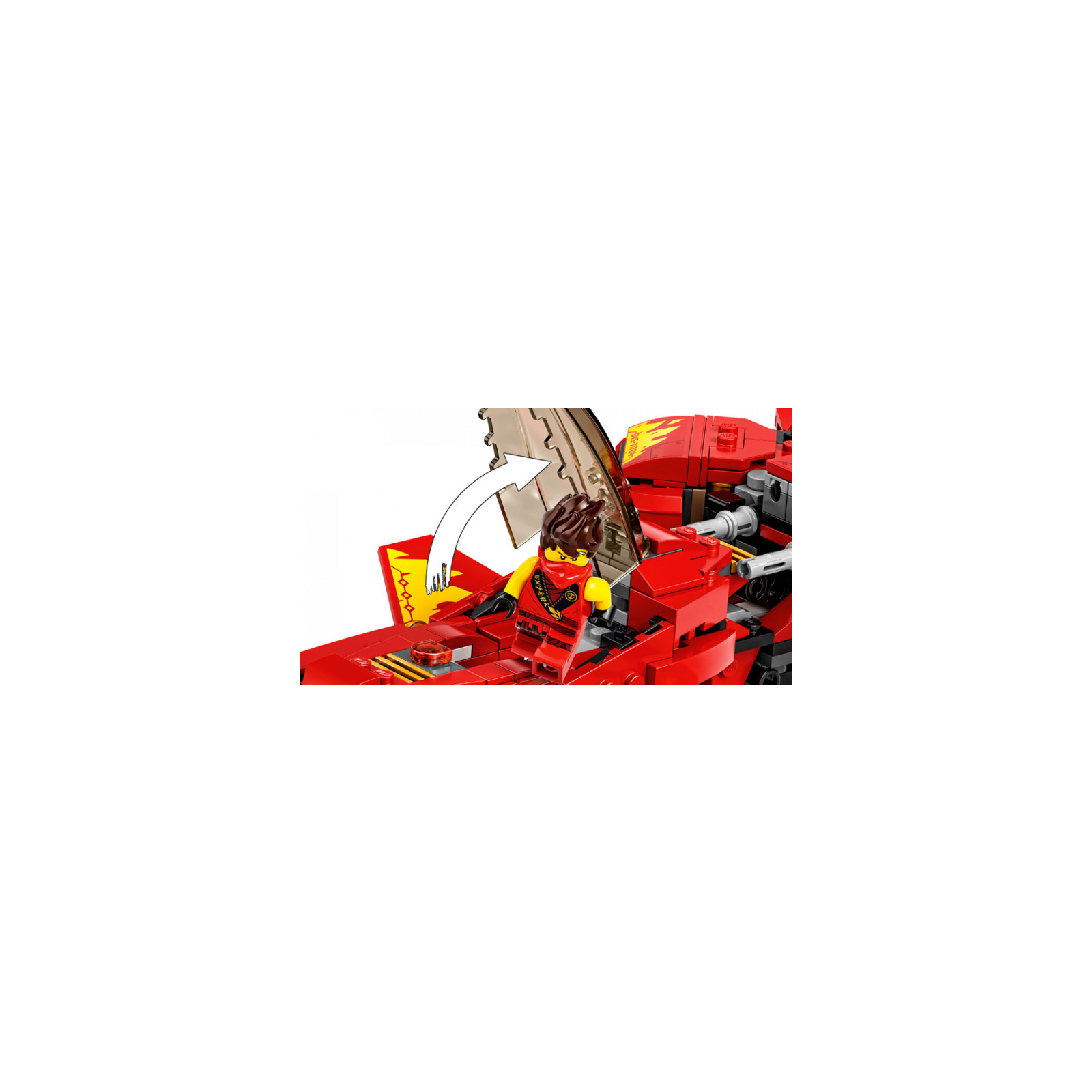 Конструктор LEGO Ninjago Истребитель Кая 513 деталей (71704) изображение 7